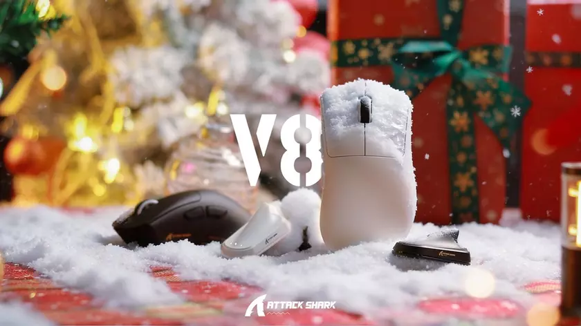 Представлено Attack Shark V8 — ультралегка геймерська миша з унікальним дизайном та найвищою частотою опитування