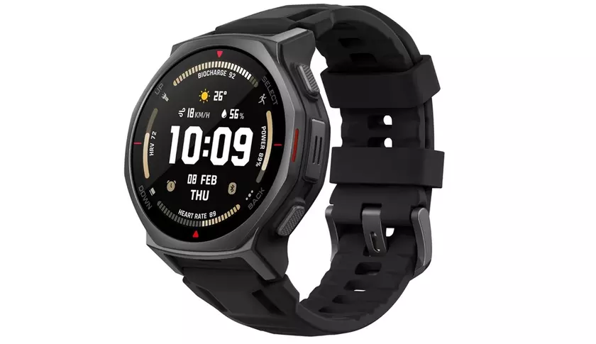 Популярні смарт-годинники Amazfit T-Rex 3 Pro (44 мм) тепер доступні на глобальному ринку у універсальному кольорі Tactical Black