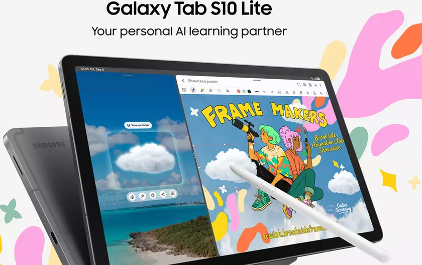 Samsung представила Galaxy Tab S10 Lite — бюджетний планшет для навчання, творчості та повсякденних завдань