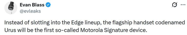 Рендер Motorola Signature