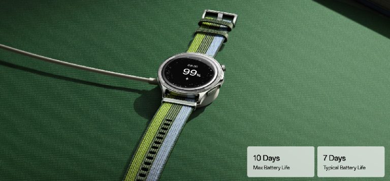 Oppo Watch S в чорному кольорі