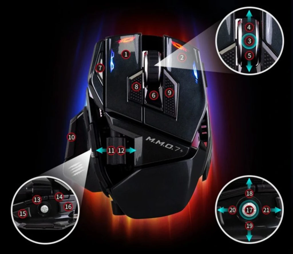 Ігрова миша Mad Catz MMO 7+