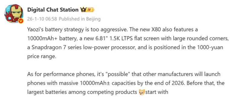 Автопереклад повідомлення Digital Chat Station. Джерело: Weibo