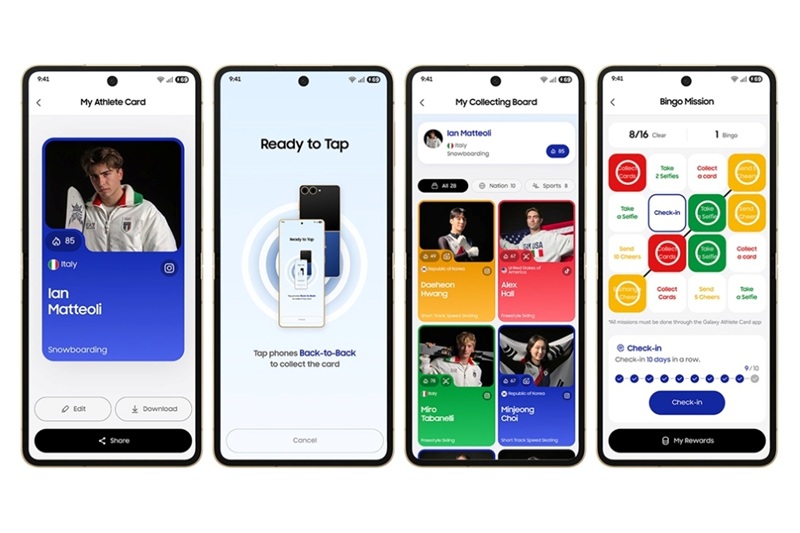 Samsung Galaxy Athlete Card додаток