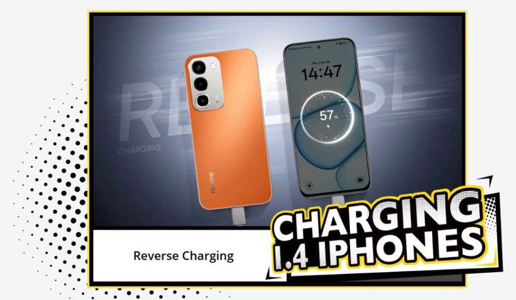 Підтримка зворотної дротової зарядки на Realme Narzo 100x 5G