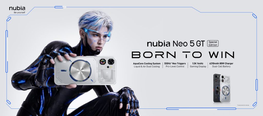 Чорний Nubia Neo 5 GT Special Edition